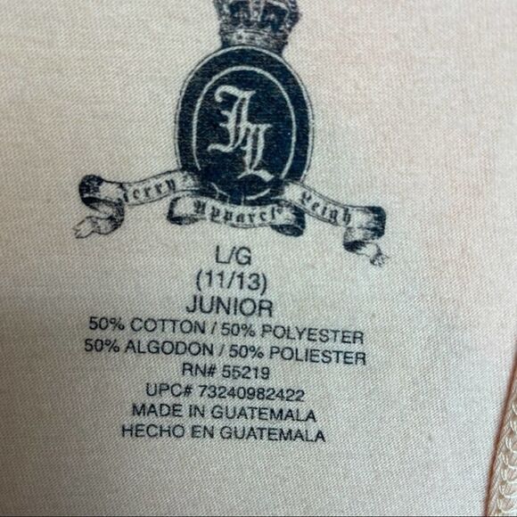 Jerry Leigh Solid Orange Chasing Dreams logo Sunset Open Back Tee Shirt size L - Picture 6 of 10